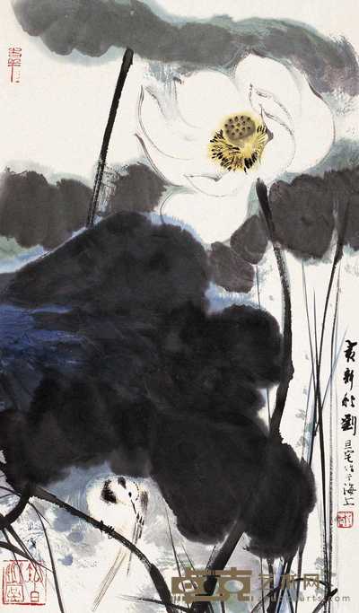 刘旦宅 乙亥1995年作 消夏图 镜心 68×40cm